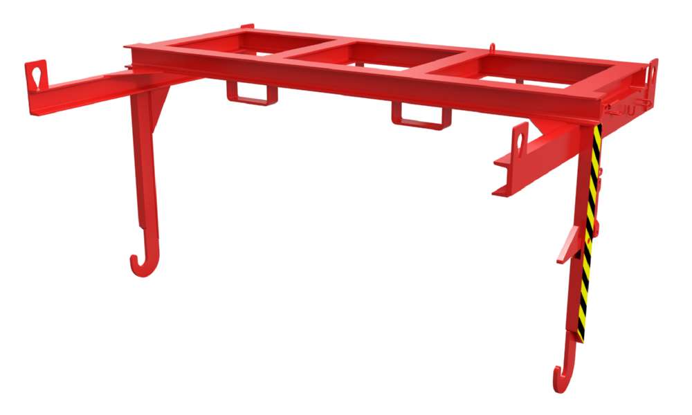 Produktbild Bauer Traverse für Stapelkipper BKT 200 feuerrot Kippen in jeder Höhe