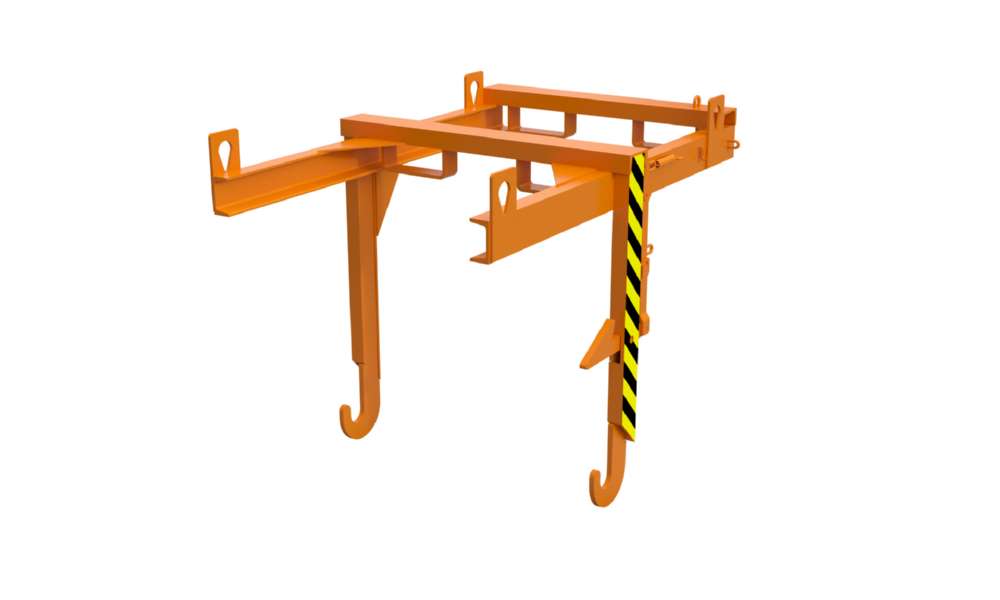 Produktbild Bauer Traverse für Stapelkipper BKT 70 gelborange Kippen in jeder Höhe bild 2