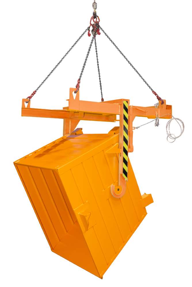 Produktbild Bauer Traverse für Stapelkipper BKT 70 gelborange Kippen in jeder Höhe