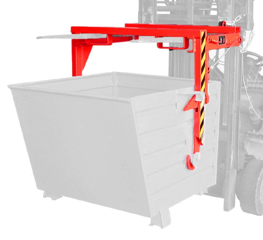 Produktbild Bauer Traverse für Stapelkipper BST 55 feuerrot 930 x 980 x 945 mm