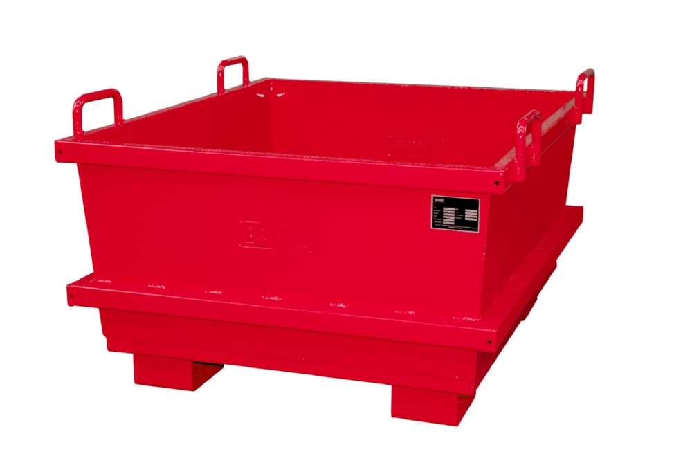 Produktbild Bauer Universalcontainer UC 500 lackiert feuerrot RAL 3000