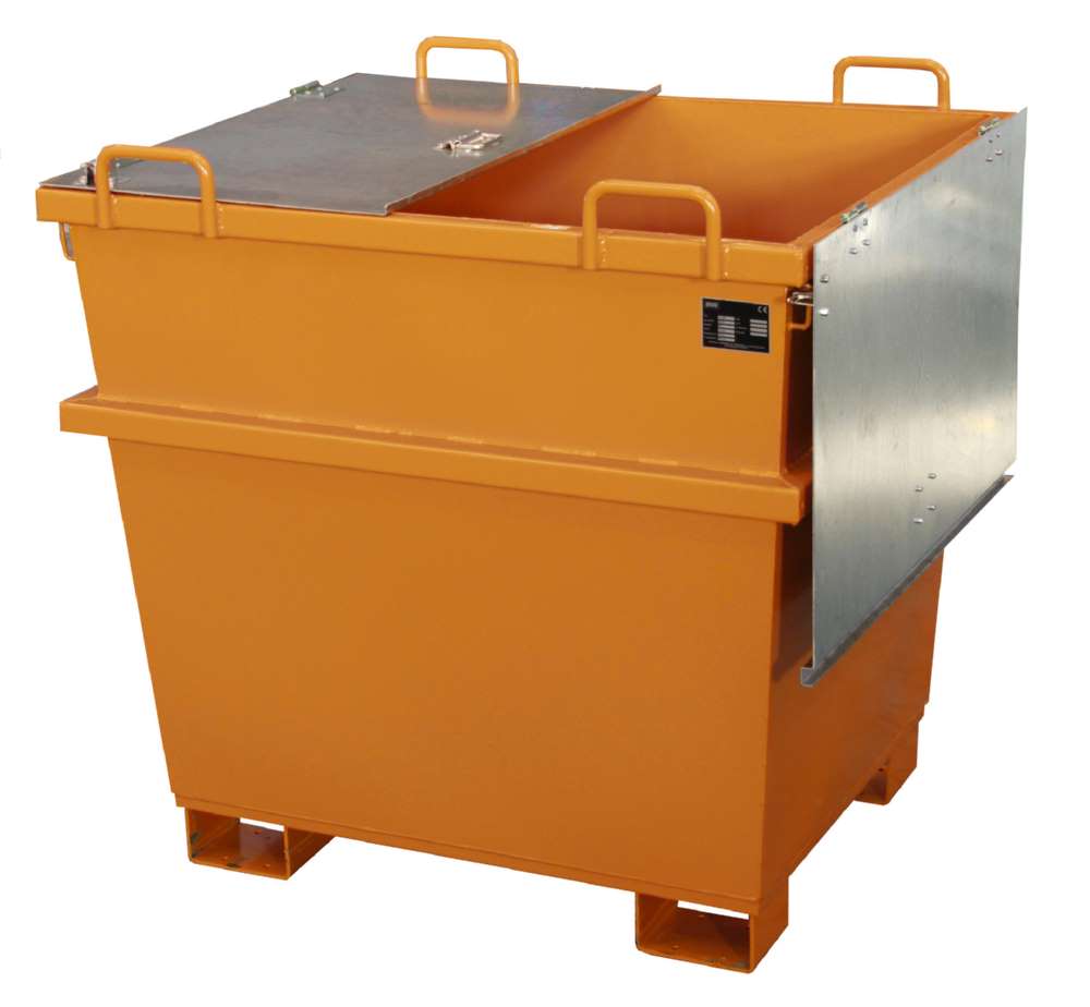 Produktbild Bauer Universalcontainer UC 1000 lackiert gelborange 1200 x 1040 x 1215 mm bild 2