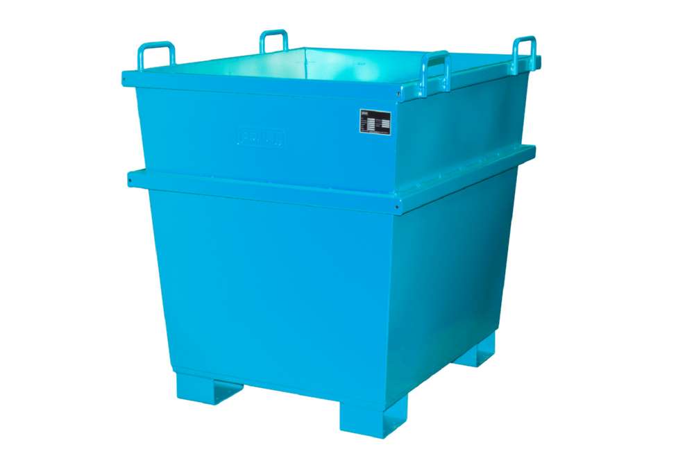 Produktbild Bauer Universalcontainer UC 1000 lackiert lichtblau RAL 5012 bild 2