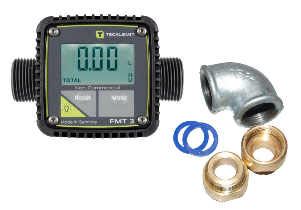 Produktbild Bauer Südlohn Zähler FMT 3 mit digitaler Anzeige und Drehverschraubungen