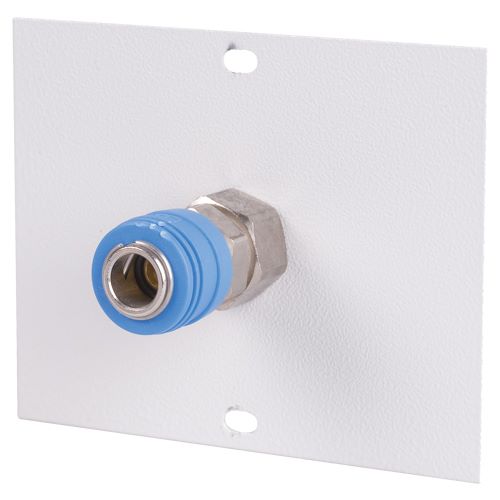 Produktbild Bedrunka+Hirth Abdeckblech mit Druckluftanschluss 1/2 Zoll für Energiekanal BxH 125 x 125 mm