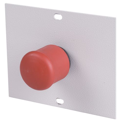 Produktbild Bedrunka+Hirth Abdeckblech mit Not - Aus - Schalter für Energiekanal BxH 125 x 125 mm