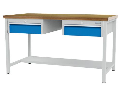 Produktbild Bedrunka+Hirth Arbeits und Werktisch 2 Schubladen bis 300 kg 2000 x 750 x 959 mm