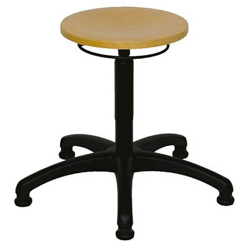 Produktbild Bedrunka+Hirth Arbeitshocker Sitzhöhe 475 bis 665 mm Polster anthrazit