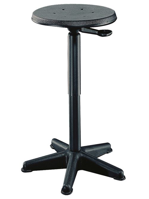 Produktbild Bedrunka+Hirth Arbeitshocker Sitzhöhe: 440 bis 630 mm Kunststoff schwarz Last bis 110 kg