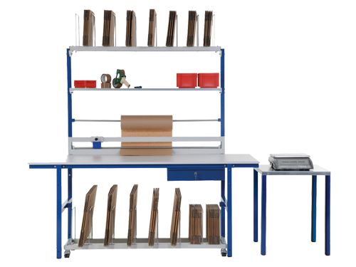 Produktbild Bedrunka+Hirth Beistelltisch aus Stahlblech 600 x 600 x 750 mm