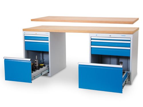 Produktbild Bedrunka+Hirth CNC Schubladenschrank R 18-24 mit 3 Schubladen 555 x 736 x 819 mm