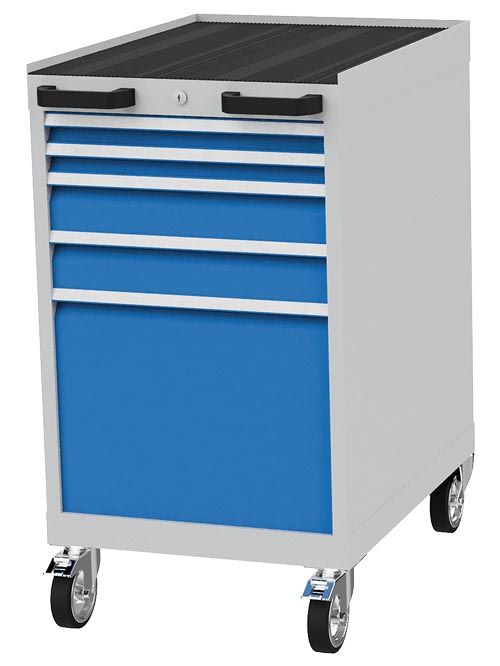 Produktbild Bedrunka+Hirth CNC Werkstattwagen R 18-24 mit 5 Schubladen 555 x 736 x 991 mm