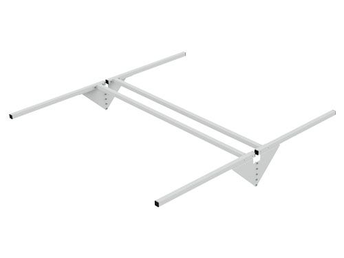 Produktbild Bedrunka+Hirth Doppelseitiges Obergestell mit Versteifungstraversen 1500 x 750 mm