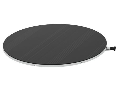 Produktbild Bedrunka+Hirth Drehteller mit Arretierung Durchmesser 380 mm mit Riffelgummiauflage