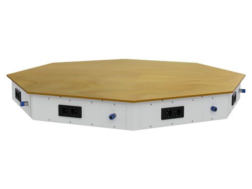 Produktbild Bedrunka+Hirth 6 Eck Energieaufsatz unbestückt Stahlblech 1570 x 1450 x 165 mm