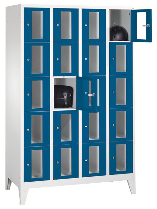 Produktbild Bedrunka+Hirth Fächerschrank mit Füßen 4 x 4 Abteile B 1190 mm Stahlblech