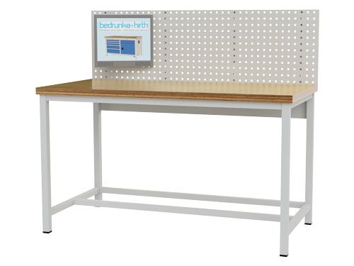 Produktbild Flachbildschirmhalterung für Lochwand Maße in mm (BxTxH): 160 x 30 x 210 bild 2