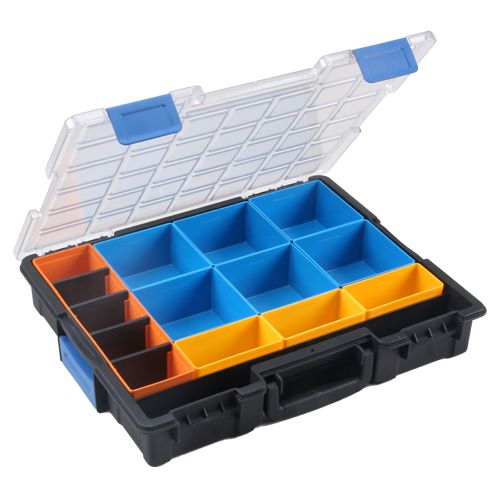 Produktbild Bedrunka+Hirth Flex Box Kunststoff 13 bis 20 Fächer Maße 440 x 355 x 76 mm