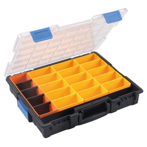 Produktbild Bedrunka+Hirth Flex Box Kunststoff mit 21 Fächer Maße 440 x 355 x 76 mm