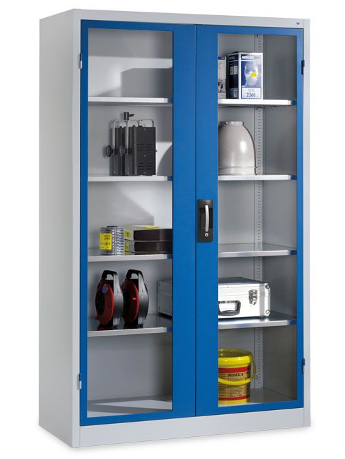 Produktbild Bedrunka+Hirth Flügeltürenschrank mit 70 kg Last 930 x 600 x 1950 mm