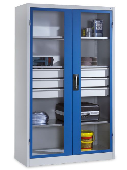 Produktbild Bedrunka+Hirth Flügeltürenschrank Schubladenblock Vollauszug 1200 x 600 mm