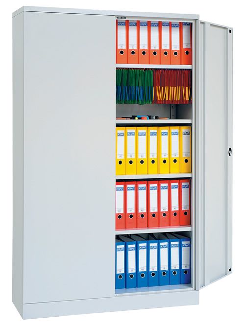 Produktbild Bedrunka+Hirth Flügeltürenschrank 4 höhenverstellbare Fachböden H 1950 mm