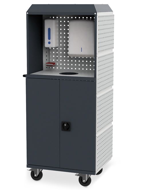 Produktbild Bedrunka+Hirth Hygieneschrank Health Protection Kubik 730 x 550 x 1690 mm