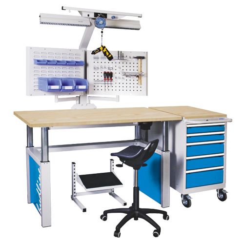 Produktbild Bedrunka+Hirth Hydline elektrisches Arbeitsplatzsystem R 18-24 1500 x 750 mm