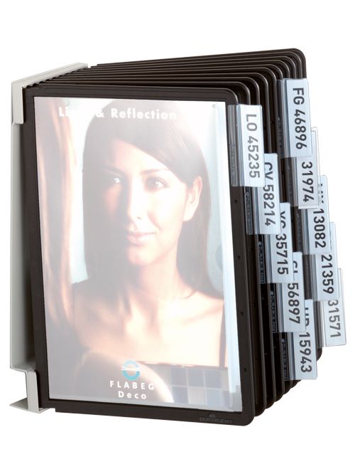 Produktbild Bedrunka+Hirth Infotafel A5 mit Wandhalter, 10 Stück Maße in mm (BxTxH): 285 x 185 x 245