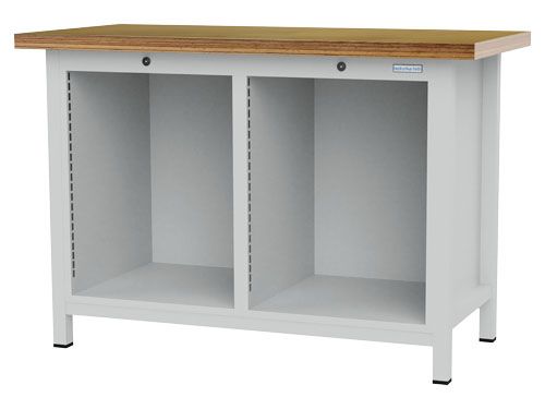 Produktbild Bedrunka+Hirth Kastenwerkbank mit Leergehäuse und Arbeitsplatte 1250 x 600 x 859 mm