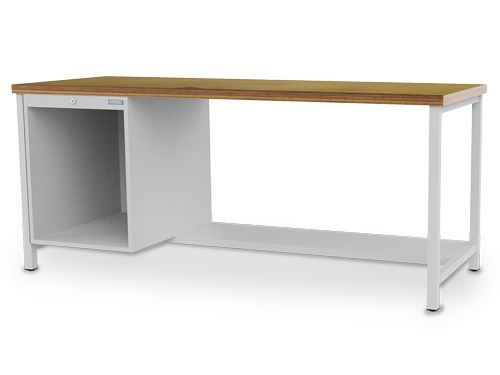Produktbild Bedrunka+Hirth Kastenwerkbank mit 1 Ablagefach 2000 x 750 x 959 mm