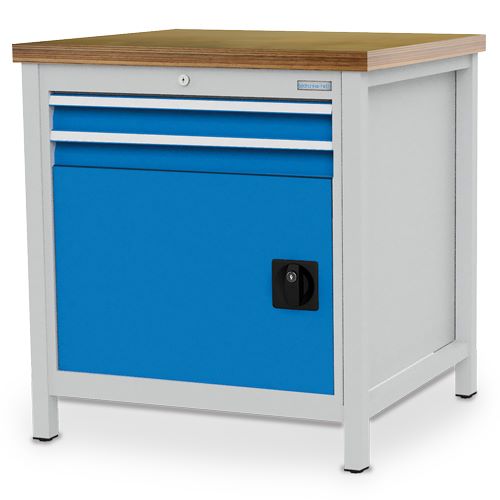 Produktbild Bedrunka+Hirth Kastenwerkbank Tiefe 750 mm R 24-24 Schubladen x 2 Flügeltür x 1 Breite 810 mm