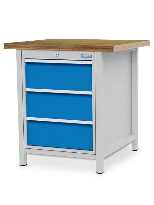 Produktbild Bedrunka+Hirth Kastenwerkbank R 18-24 3 Schubladen Breite 810 x Tiefe 750 x Höhe 959 mm