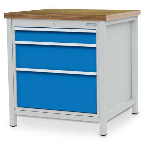 Produktbild Bedrunka+Hirth Kastenwerkbank Tiefe 750 mm R 24-24 Schubladen x 3 Breite 810 mm