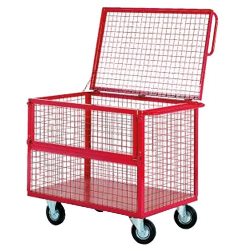 Produktbild Bedrunka+Hirth Klappdeckel für Gitterwagen Maße 700 x 1050 mm RAL 7035