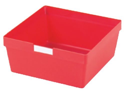 Produktbild Bedrunka+Hirth Kleinteilekasten 4 er Set Blendenhöhe 100 mm BxTxH 150 x 150 x 65 mm Rot