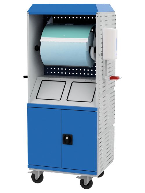 Produktbild Bedrunka+Hirth Reinigungsstation Kubik 5S 690 x 530 x 1690 mm rollbar