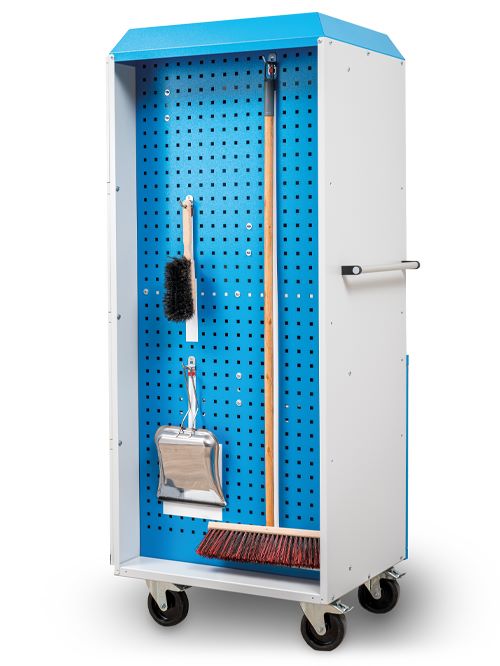 Produktbild Bedrunka+Hirth Reinigungsstation Kubik 5S 690 x 530 x 1690 mm mit Lenkrollen