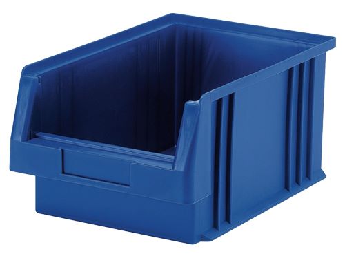 Produktbild Bedrunka+Hirth Kunststoff Sichtlagerkasten blau BxTxH 290 x 150 x 125 mm