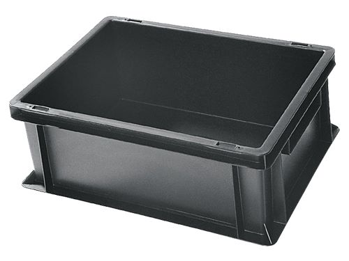 Produktbild Bedrunka+Hirth Lagerbehälter leitfähig
 200 x 300 x 120 mm in schwarz