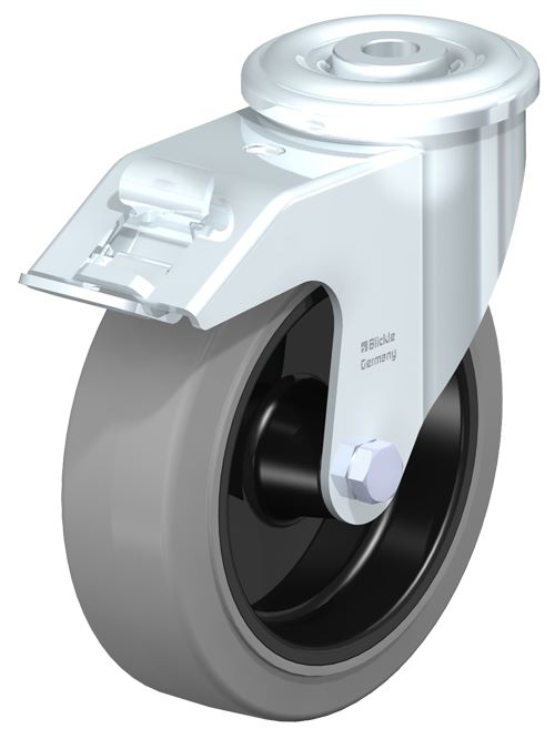 Produktbild Bedrunka+Hirth Lenkrolle mit Feststeller 125 mm Last bis 250 kg