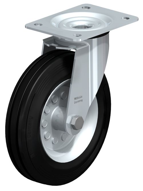 Produktbild Bedrunka+Hirth Lenkrolle ohne Feststeller mit 200 mm für mobile Kastenwerkbänke T750