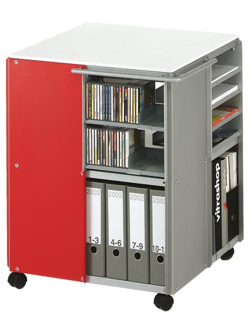 Produktbild Bedrunka+Hirth Rollcontainer Kubik 2 Maße 620 x 620 x 805 mm mit 4 Lenkrollen