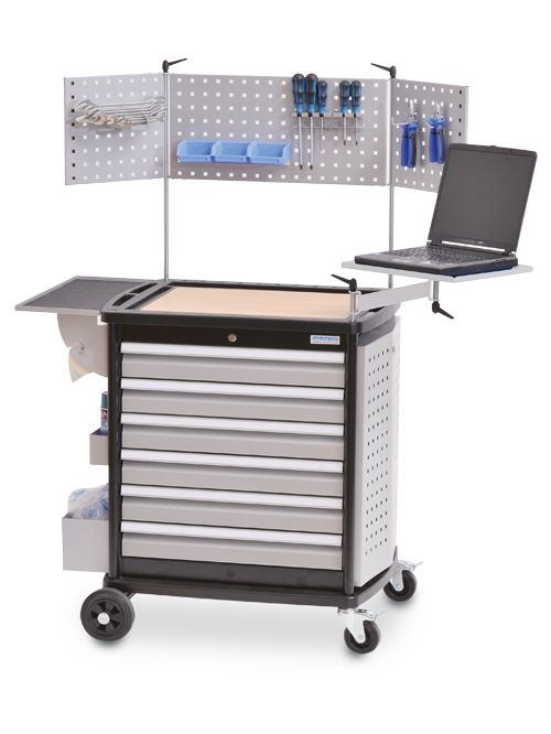 Produktbild Bedrunka+Hirth Werkstattwagen Typ maxmobile 2 mit Lochplattenaufbau R 24-16 780 x 580 x 1540 mm bild 1