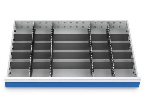 Produktbild Bedrunka+Hirth Metalleinteilung Set 24 teilig  R 36-24 BxTxH 900 x 600 x 125 mm