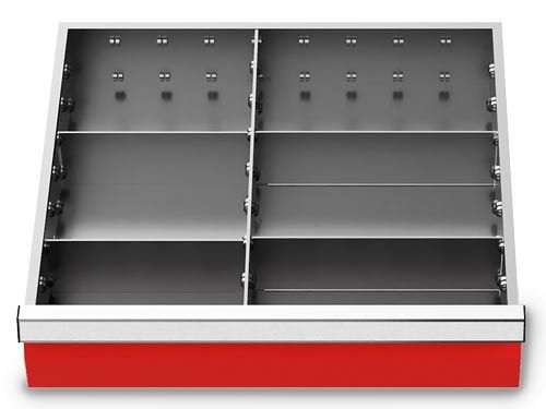 Produktbild Bedrunka+Hirth Metalleinteilung Set 5-teilig R 18-16 Blendenhöhe 150 mm BxTxH 450 x 400 x 150 m