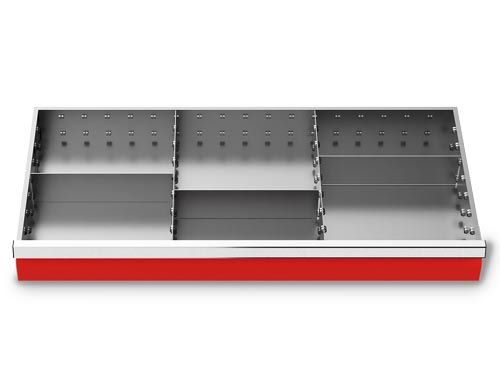 Produktbild Bedrunka+Hirth Metalleinteilung Set 5-teilig R 36-16 Blendenhöhen 200/250/300 mm