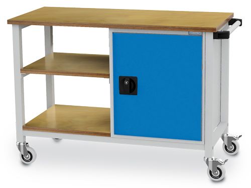 Produktbild Bedrunka+Hirth Mobile Werkbank R 18-16 Maße 1200 x 880 mm mit Lenkrollen