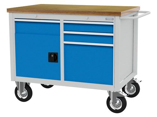 Produktbild Bedrunka+Hirth Mobile Werkbank R 18-24 mit Schubladen 1250 x 750 x 995 mm