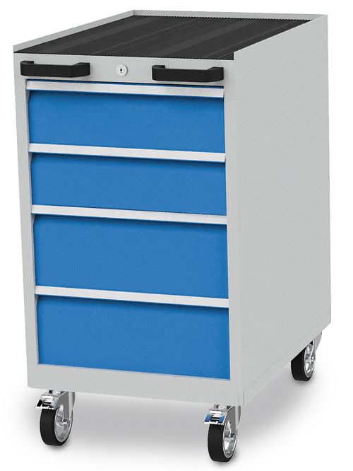 Produktbild Bedrunka+Hirth Mobiler Schubladenschrank R 18-24 mit 4 Schubladen H 990 mm